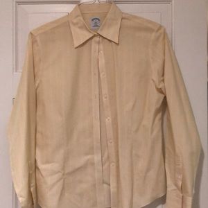BrooksBrothers Yellow Pinstripe Blouse
